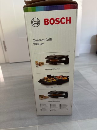 Bosch contact grill 2000w TCG3323