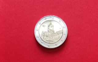 2 euro commemorativo Germania 2022 Thuringen QFDC