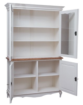 Credenza in legno massello di tiglio, struttura bi