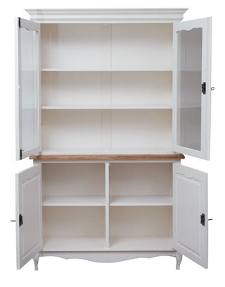 Credenza in legno massello di tiglio, struttura bi