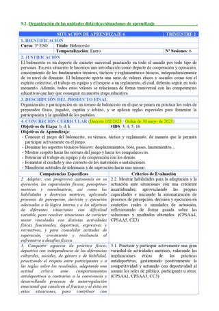 PROGRAMACION EDUCACION FISICA SECUNDARIA (AND)