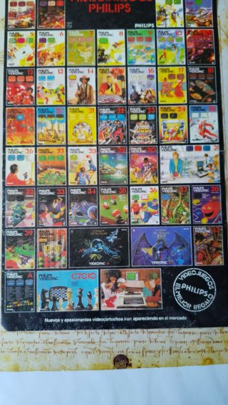 Poster videojuegos Philips .