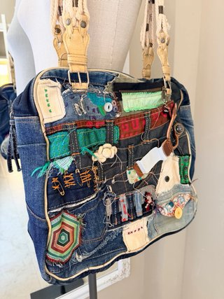 Bolso bandolera Desigual Vintage denim