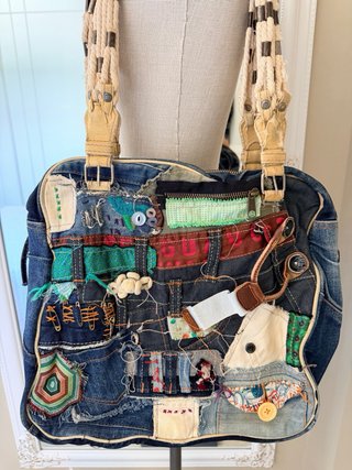Bolso bandolera Desigual Vintage denim