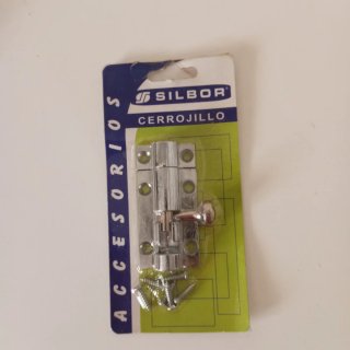 Cerrojillo Metálico SILBOR con Tornillos
