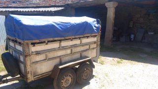 Remolque 2.20 por 1.20 doble eje