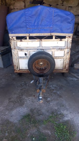 Remolque 2.20 por 1.20 doble eje