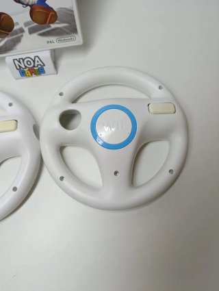 Mario kart con volantes Wii