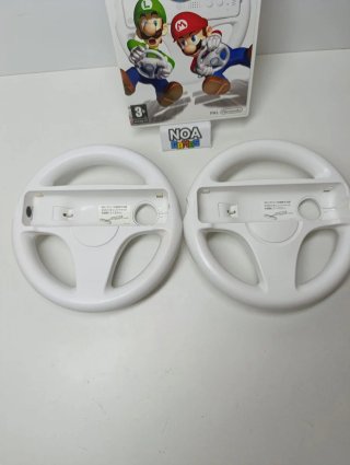 Mario kart con volantes Wii