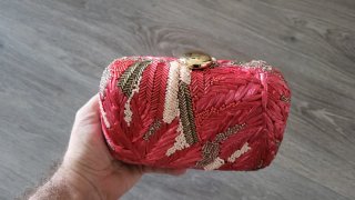 Bolso de fiesta Latouche rosa y multicolor