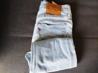 Pantalones Levi's tejanos claros chica XS