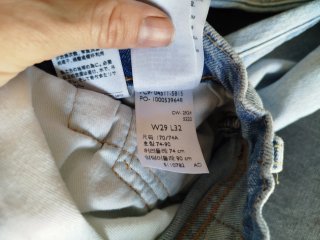 Pantalones Levi's tejanos claros chica XS