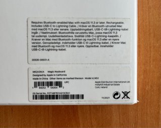 Teclado Apple Magic Keyboard A2450