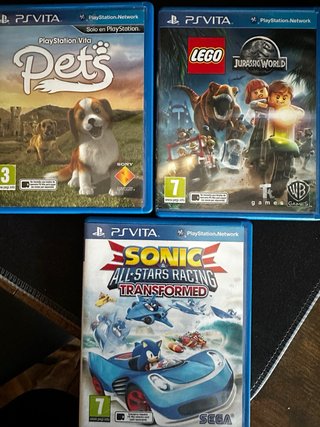 PS Vita + 3 Juegos + Tarjeta Origina