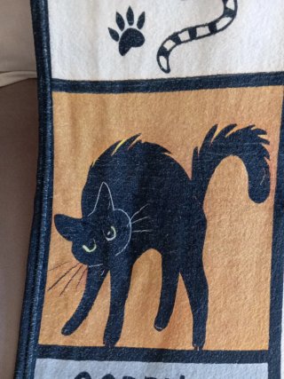 Manta de sofá con gatos y frases