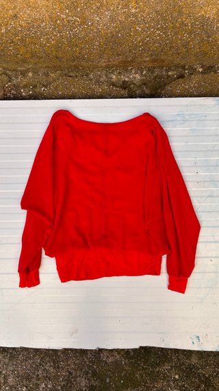 Blusa roja mujer talla M