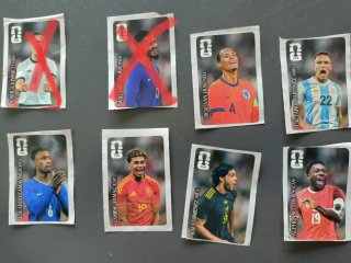 Venta Lote 6 cromos mundial 2026 Cocacola