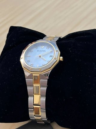 Reloj Bulova prestige diamond 98P234 para mujers