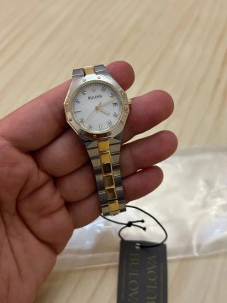 Reloj Bulova prestige diamond 98P234 para mujers