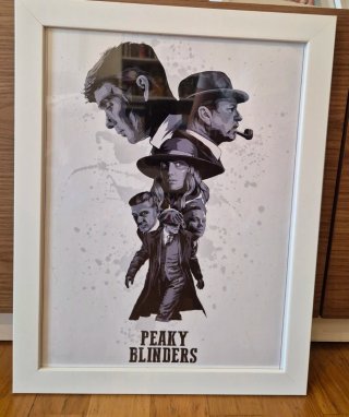 Lámina Peaky Blinders Enmarcada