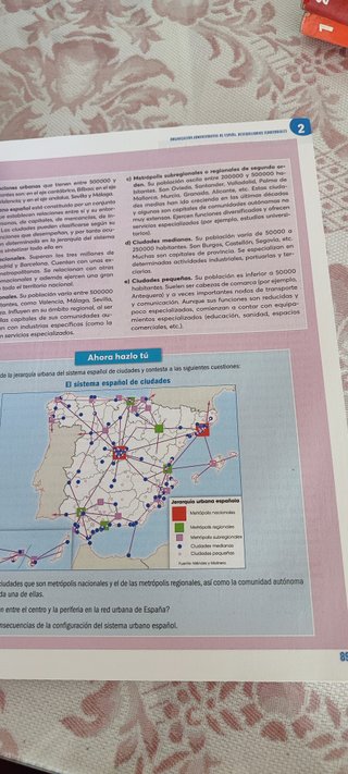 Geografía 2 bachillerato, Andalucía