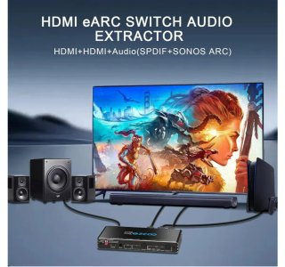 Rezcoo HDMI 2.1 4K 120Hz Extractor