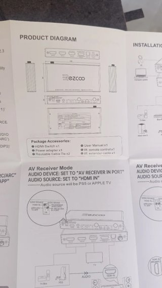 Rezcoo HDMI 2.1 4K 120Hz Extractor
