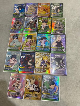 X19 CARTAS ALTERNATIVAS NARUTO MYTHOS INGLES 2nd