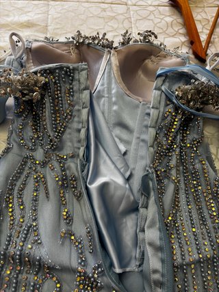Vestido pedrería boda gitana #boda gitana