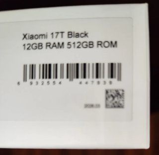 XIAOMI 17T 12 GB 512 GB Negro PRECINTADO