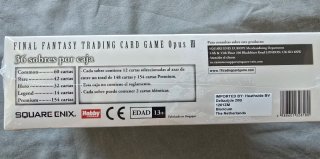 Lotes Final Fantasy TCG Opus II, III y V