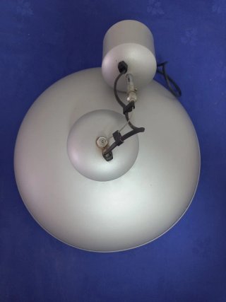 Lámpara de techo gris metal