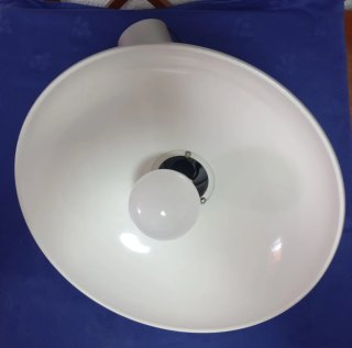 Lámpara de techo gris metal