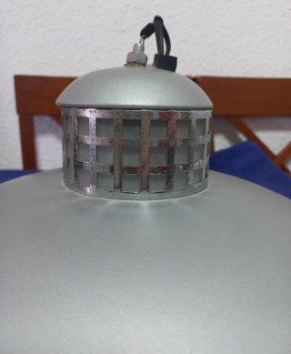 Lámpara de techo gris metal