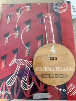 Lote libros 4 ESO mates,ingles,fisica y quimica et