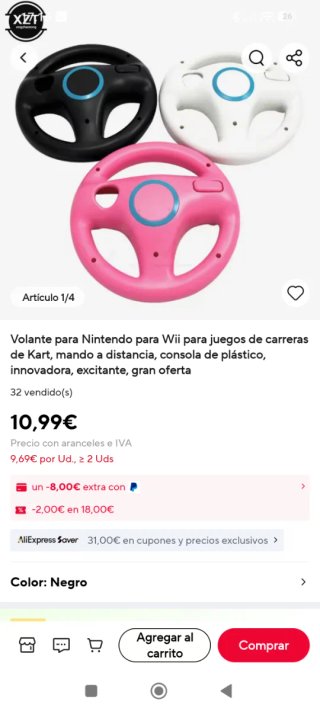 Lote Accesorios Nintendo Wii