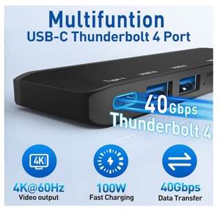 Hub 7 in 1 per Surface Pro 12 con HDMI 4K