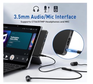 Hub 7 in 1 per Surface Pro 12 con HDMI 4K
