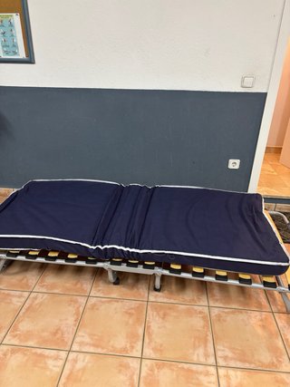 Cama plegable con colchón incluida en buen estado