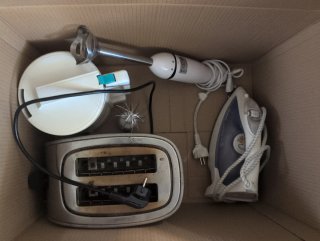 Conjunto de pequeño electrodomésticos. Funcionan