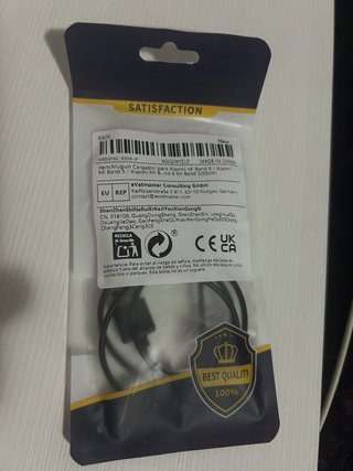 Cargador xiaomi mi band 5 6 o 7 nueva a estrenar.