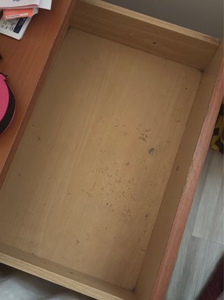 Cama 135x190 con dos mesitas de noche sin colchon
