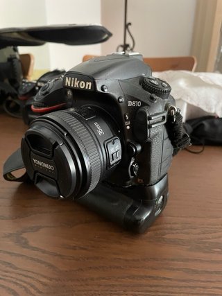Lote Cámaras de fotos D700 y D810, con objetivos