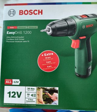 Bosch taladro/atornillador a batería EasyDrill 120