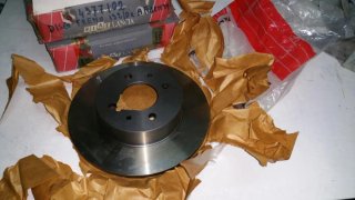 Fiat 132 D Aargenta coppia dischi freno originali