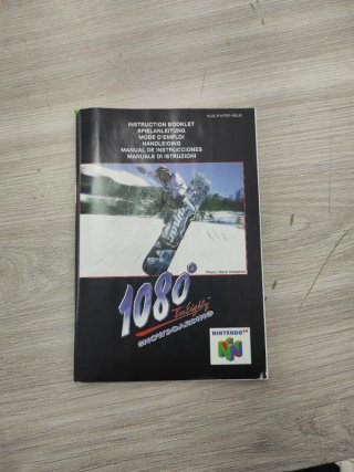 JUEGO NINTENDO 64 1080 TEN EIGHTY SNOWBOARDING