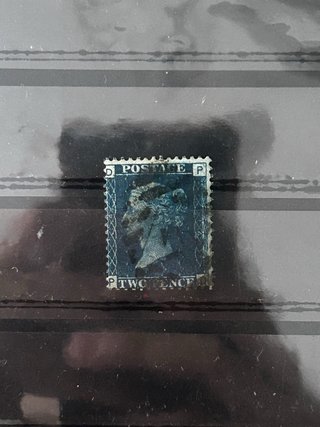 Sello 2 Pence Reina Victoria