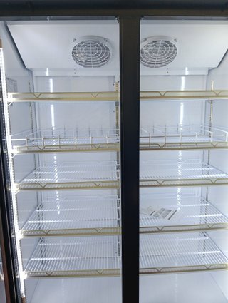 Nevera expositora dos puertas nueva