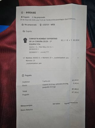 Camiseta deportivo de la coruña nuevo con etiqueta