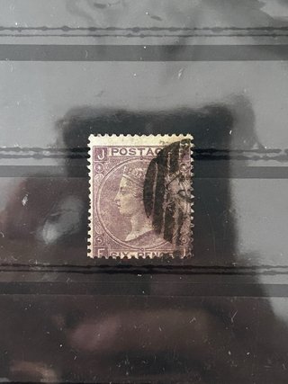 Sello six pence reina Victoria